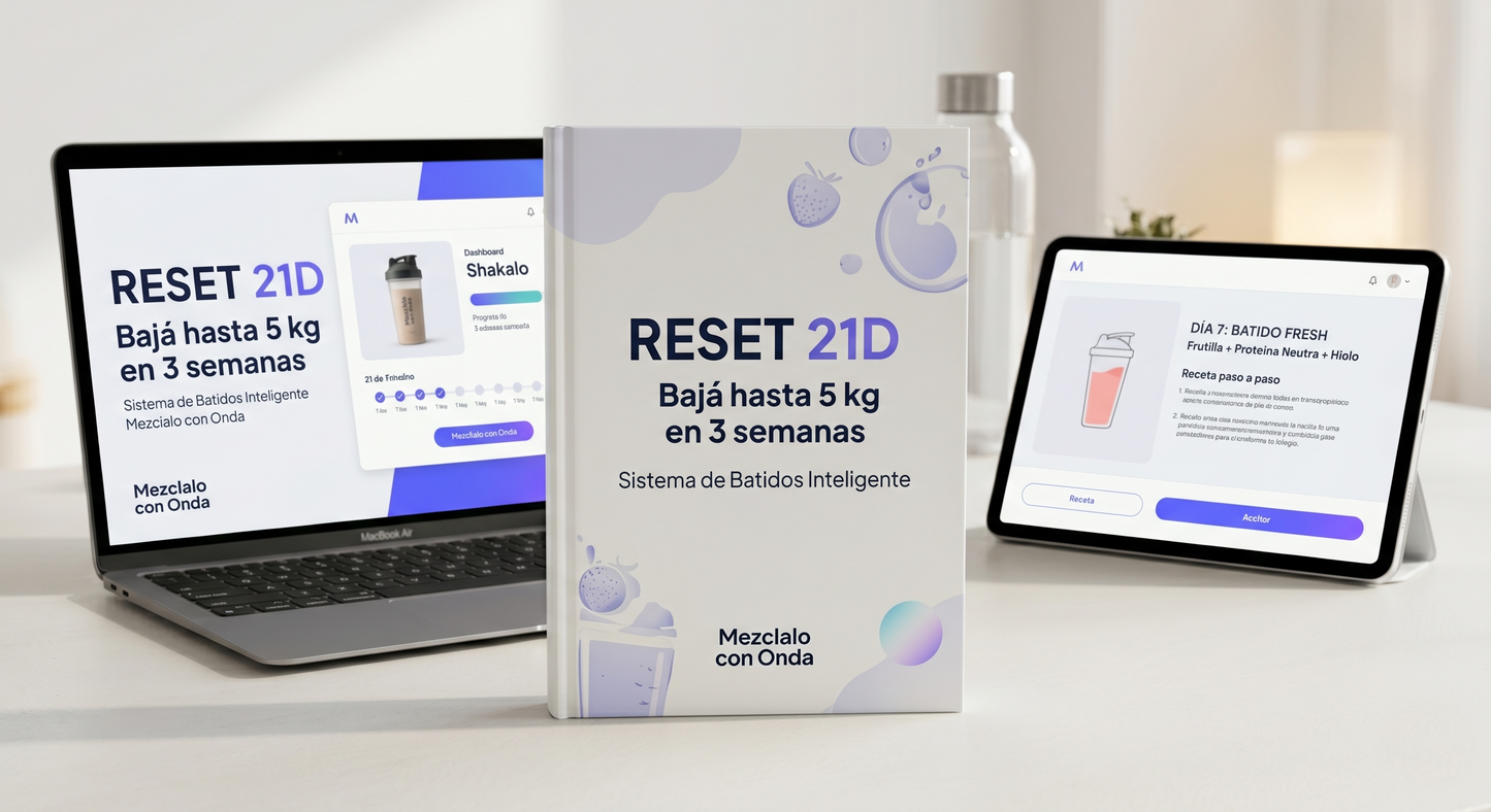 Reset 21D | Baja hasta 5kg en solo 3 semanas (DIGITAL)